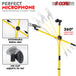 5Core Tripod Mic Stand Adjustable Heavy Duty Floor Holder Microphone Boom Arm 