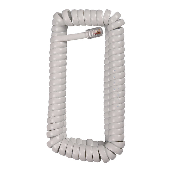 Standard Handset Coil Cord (12 Ft.; White)