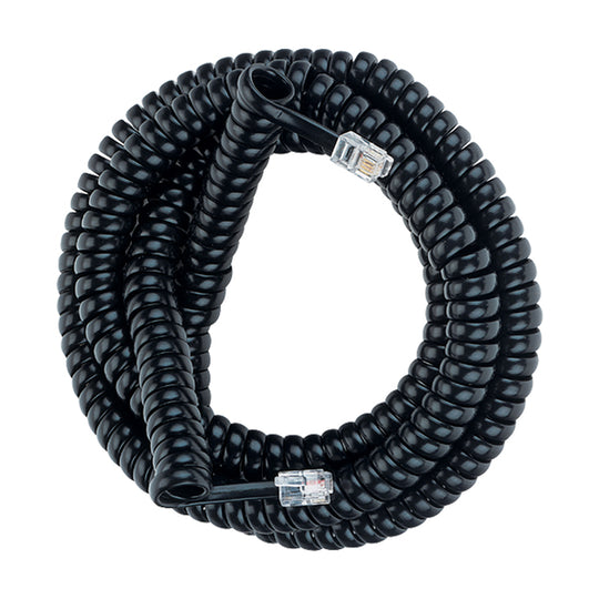 Standard Handset Coil Cord (25 Ft.; Black)