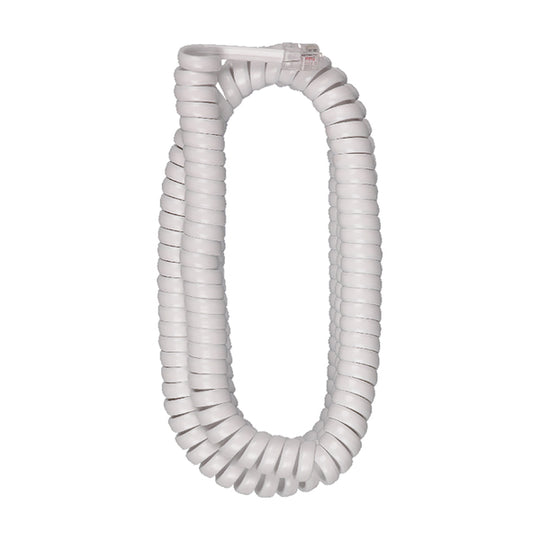 Standard Handset Coil Cord (25 Ft.; White)