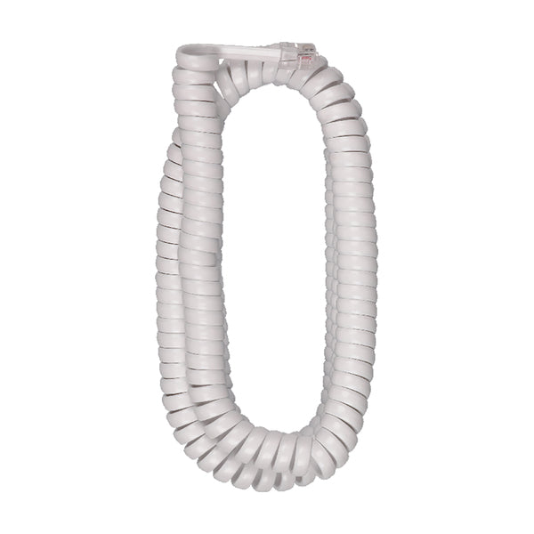 Standard Handset Coil Cord (25 Ft.; White)