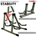 Portable guitar holder for easy transportation and quick setup, providing a secure and stable solution for your instrument